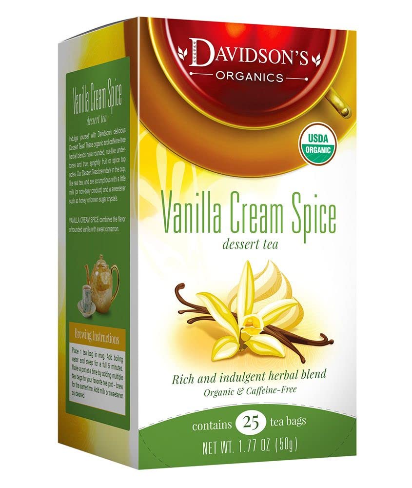 Davidson's, Tea Vanilla Cream Spice, 25 Count