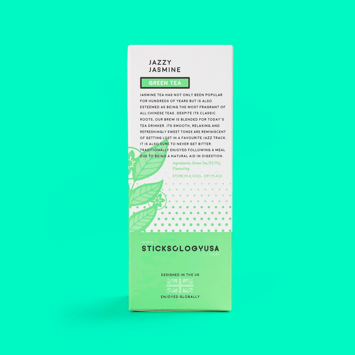 Sticksology Jazzy Jasmine Tea Sticks - Green Tea
