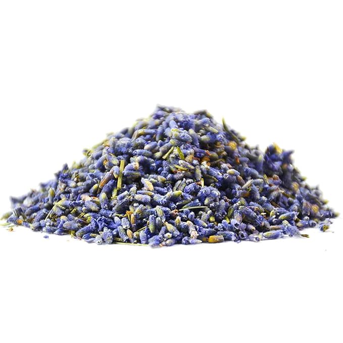 Tian HU Shan Dried Lavender Flower Buds, Culinary Food Grade for Baking, Fresh Fragrance, 4 Ounce, Caffeine Free Suger Free Vegan Herbal Tea