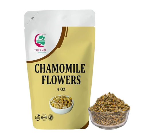 Yogi's Gift® Chamomile Flowers 4 oz | Whole Dried Flowers for Herbal Tea