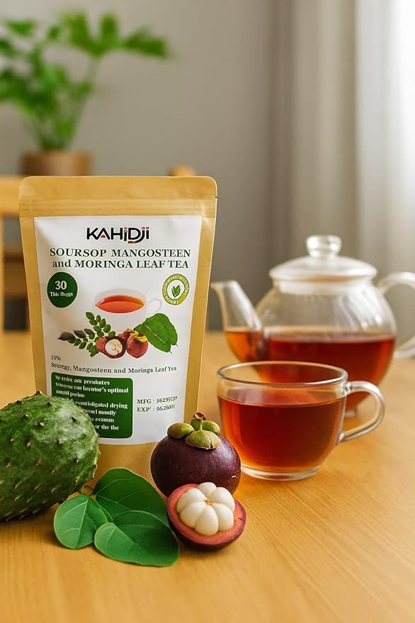 SOURSOP, MORINGA & MANGOSTEEN Peel Tea – 30 Premium Tea Bags