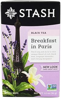 Stash Tea Breakfast in Paris Black Tea, 18 Count