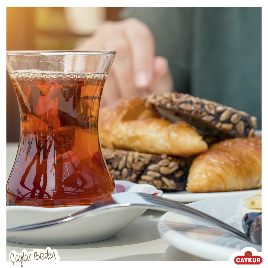 ÇAYKUR Black Tea Bags, Altın Suzen Turkish Tea, Individually Wrapped Cup Brew Bags, Bright Red Color, Best Turkish Loose-Leaf Flavor, 25 Tea Bags (50g / 1.76 oz)