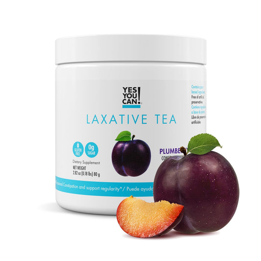 Laxative Tea – Plumberry Herbal Tea Mix for Regularity & Digestive Support – Senna, Psyllium Husk, Fennel, Papaya & Rose Hips – 0g Sugar, Gluten Free, 40g (40 Servings)