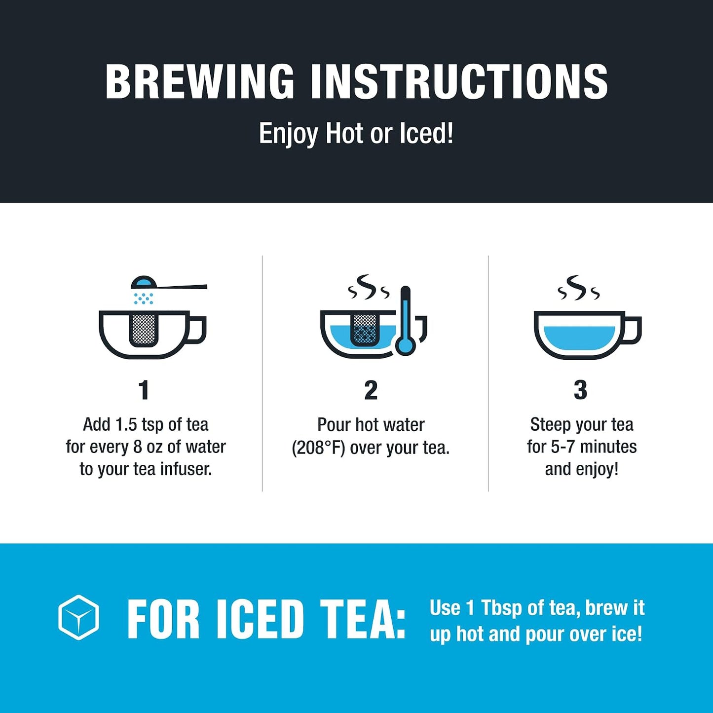 Tiesta Tea - Lemon Ginger Turmeric, Loose Leaf, Lemon Ginger Herbal Tea | Premium Blend, Non Caffeinated Herbal, Make Hot or Iced Brews Up to 25 Cups, 2.5 Ounce Resealable Pouch