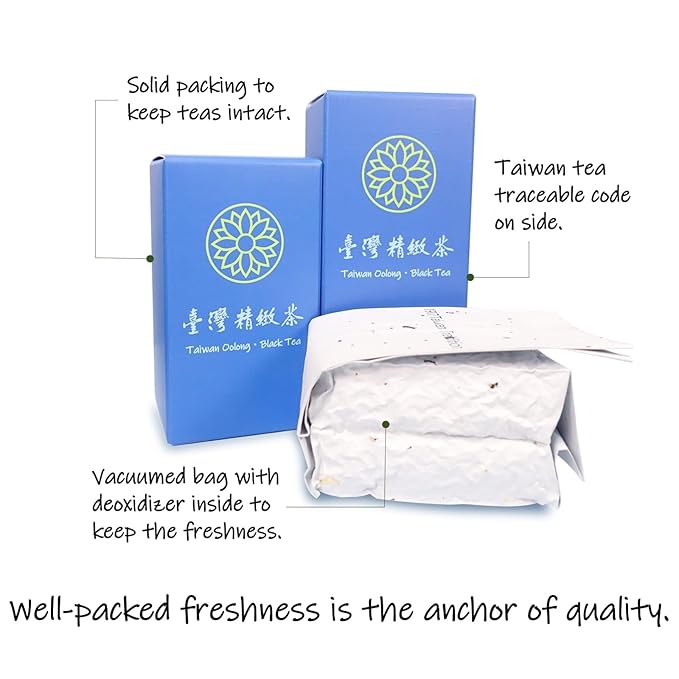 Trilliant-Fomsa Tea Milky oolong, high mountain Jin Xuan tea, hand-picked JinXuan, loose tea leaf, Taiwan gongfu tea, gift pack 4 oz, buttery and milky notes