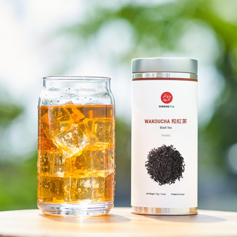 Senbird Japanese Black Loose Leaf Tea - Wakoucha Honoka (2.12oz/60g)