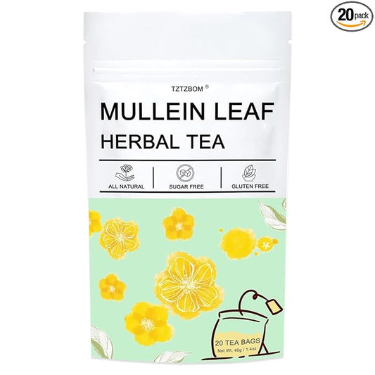 Organic Mullein Leaf Tea, 20 Tea Bags