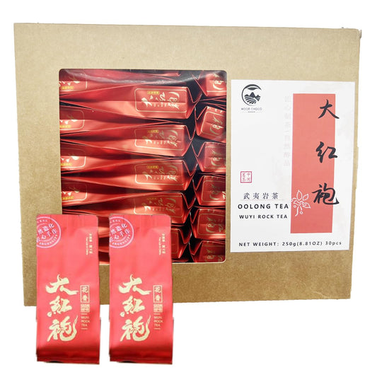 武夷岩茶花香大红袍250g 8.81oz Chinese Top10 Famous Tea – Wuyi Da Hong Pao/Rock Tea/Big Red Robe/Dahongpao Oolong Tea – 30 Count Tea Bags Value Pack Grade AAA