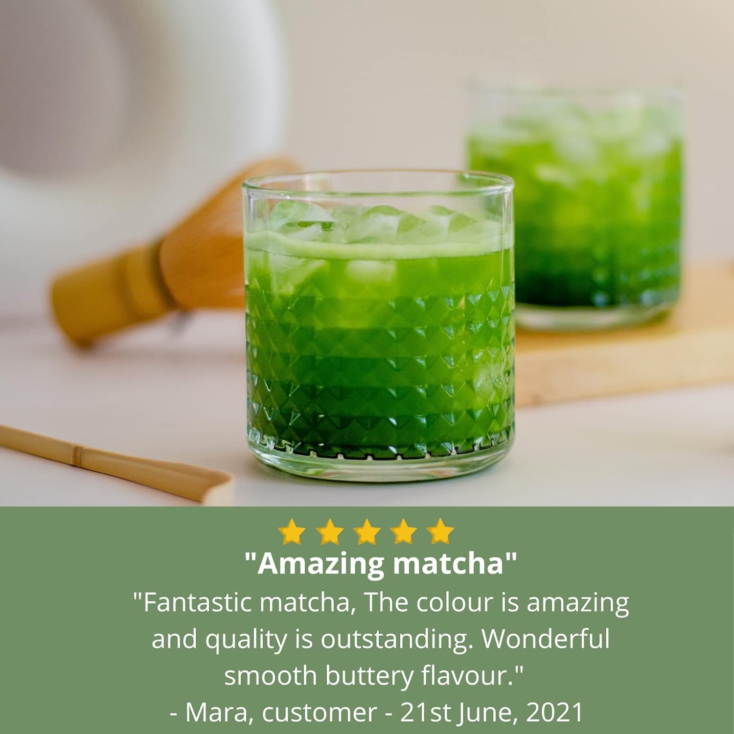 Kenko Matcha Green Tea Powder [USDA Organic] Culinary Grade Matcha Powder for Lattes, Smoothies and Baking [100g Bag = 50 Servings]