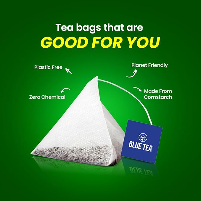 Blue TEA - Peppermint Tea - 100 Count - Plant Based Tea Bag, Black Deals Friday 2025, Supports Digestion, Antioxidant Rich