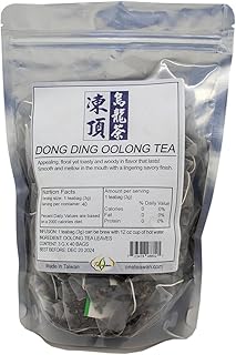 120G - 40 Bags of 3g Dong Ding Oolong Tea Teabags - Teawan Oolong Tea Bags - Taiwan tea, Taiwan Oolong, Oolong Tea, Oolong Green, Value Pack, Hot and Cold Brew 台灣凍頂烏龍