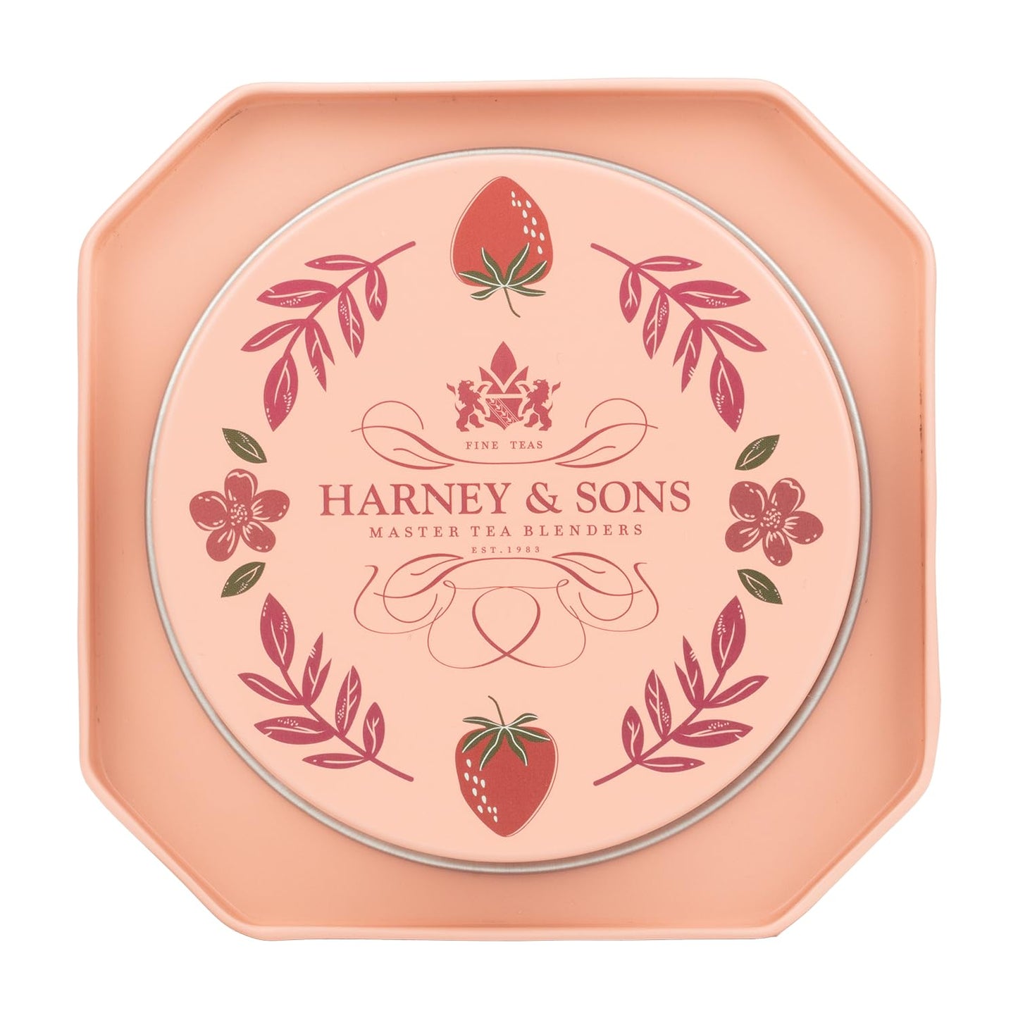 Harney & Sons Strawberry Milkshake Oolong Tea, 30 Sachets in Tin | Oolong tea with strawberry, milk and vanilla flavors.