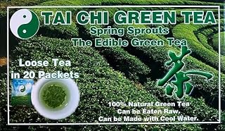 Tai Chi Green Tea, Spring Sprouts，Loose Tea in 20 Packets