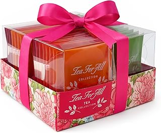Life Plus Style Gourmet Tea for All Fruit Tea Set Sampler Assorted Variety Pack with 6 Unique Flavors Gift Sets Natural Green 48 Tea Bags Tea Collection for Women Men Corworkers
