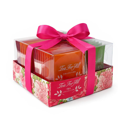 Life Plus Style Gourmet Tea for All Fruit Tea Set Sampler Assorted Variety Pack with 6 Unique Flavors Gift Sets Natural Green 48 Tea Bags Tea