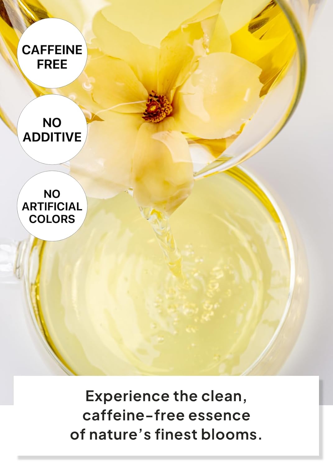 Korean Food Premium Flower Tea Gift Set - 15 Organic Caffeine-Free Drip Tea Bags (Marigold, Magnolia, Sunrise Blend)