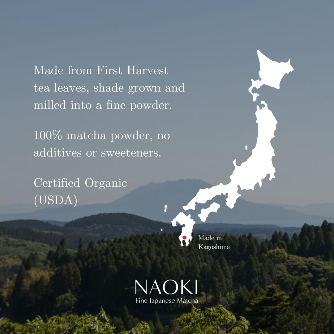 Naoki Matcha Chiran Harvest Masters Collection Matcha, 40g/1.4oz | Authentic Japanese Ceremonial Grade Matcha Green Tea Powder from Kagoshima, Japan