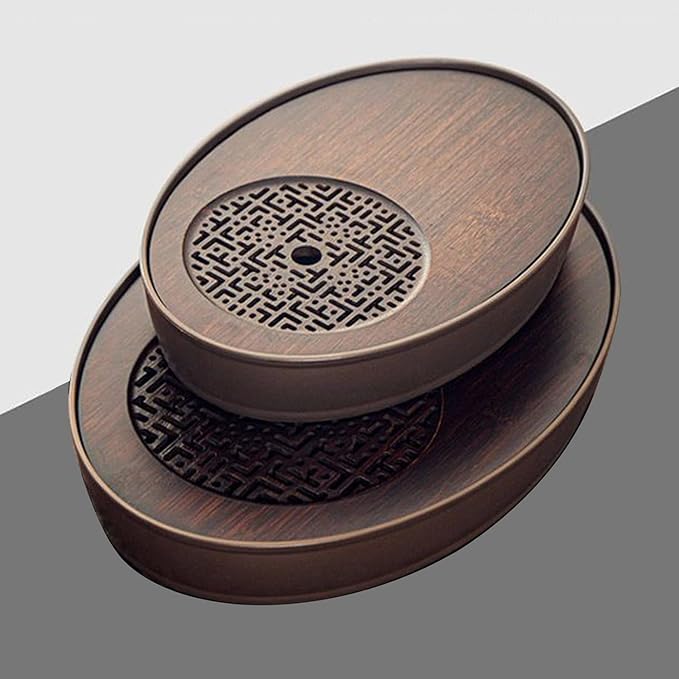 Bamboo Chinese Gongfu Tea Tray With Water Storage - Vintage Tea Set Table (Small)