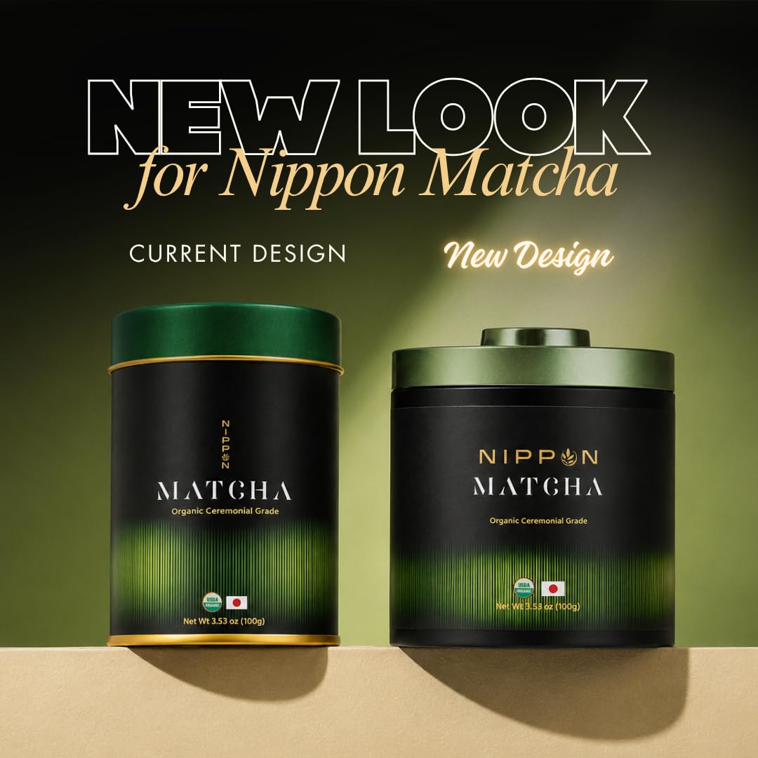 Organic Ceremonial Grade Matcha Powder – Japanese Matcha Green Tea, USDA Organic, First Harvest Uji Kyoto, Stone Ground (100g/3.53oz)