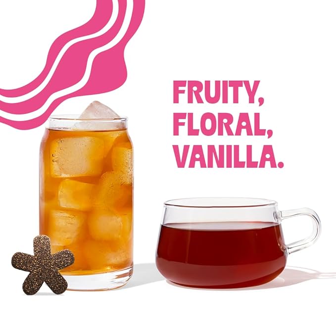 Tea Drops Rose Earl Grey Tea With Organic Rose Petals | Organic Bagless Loose Leaf | Prebiotic, Nutrient Rich Caffeinated | Iced or Hot | 2 Pack - 20 Drops Total