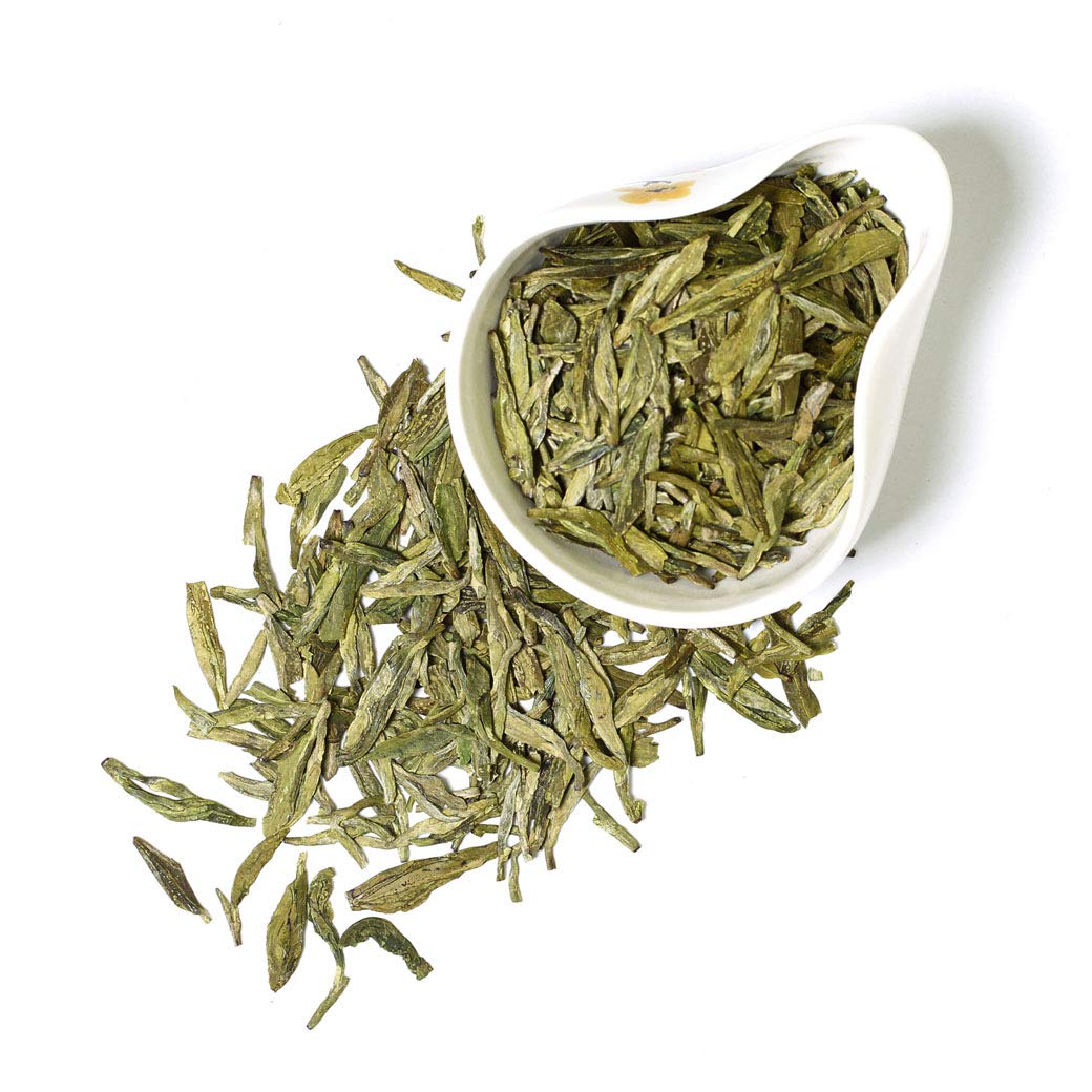 GOARTEA - Dragon Well Longjing Green Tea - 250g / 8.8oz Top Grade - Xihu Dragonwell Green Tea Loose Leaf - Chinese Spring West Lake Long Jing
