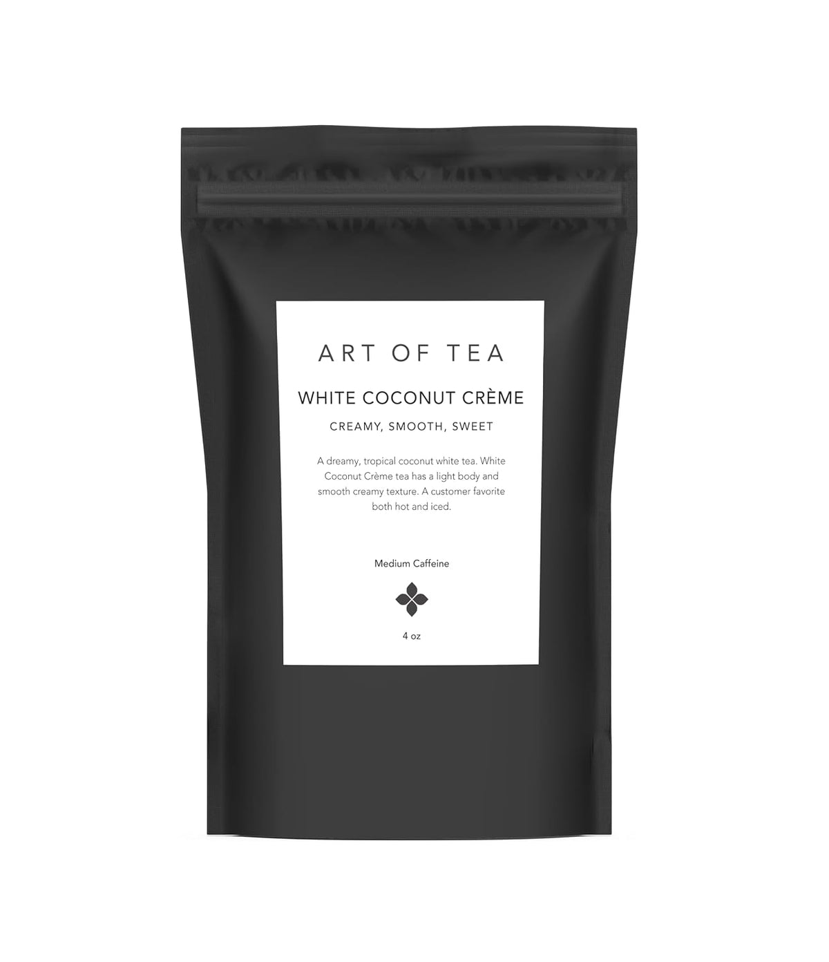 Art of Tea, White Coconut Creme Tea, 4oz Refill Bag