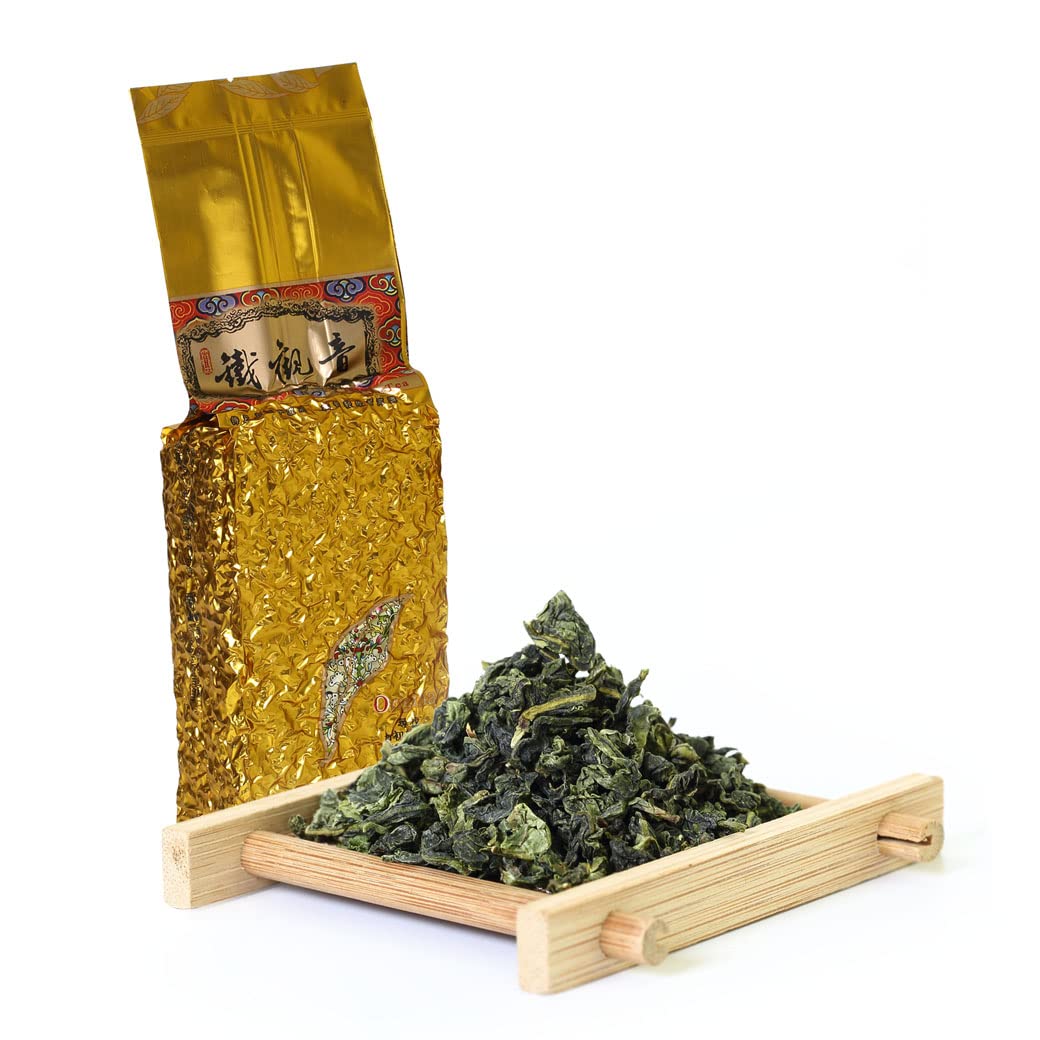 GOARTEA Tie Guan Yin Oolong Tea - 250g / 8.8oz Nonpareil Supreme Grade - Anxi Tieguanyin Chinese Oolong Loose Leaf - High Mountain Fujian Iron Goddess
