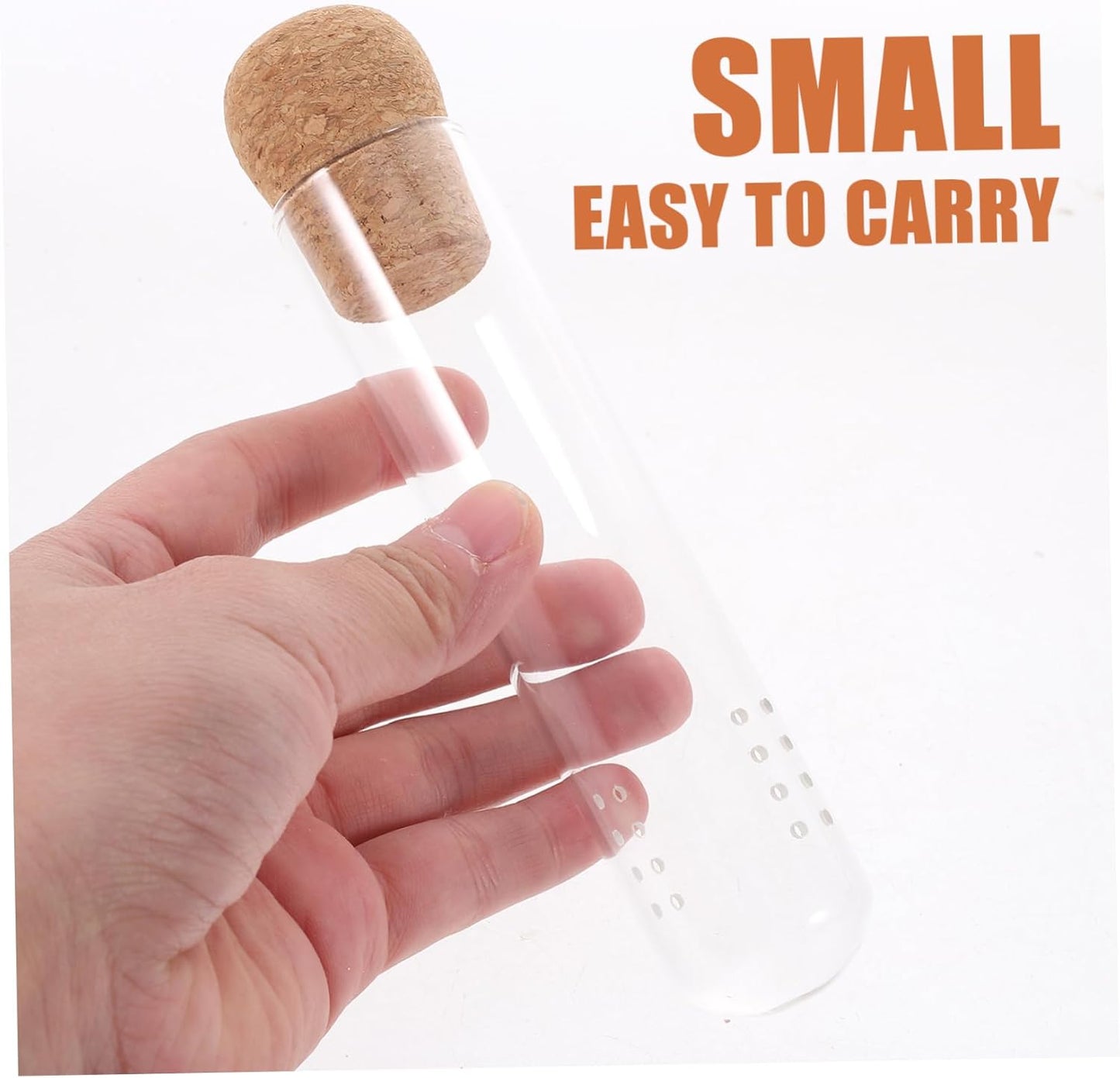 LIFKOME Loose Leaf Tea Infuser Tube Glass Tea Strainer High Borosilicate Filter Convenient Test Tube for Use