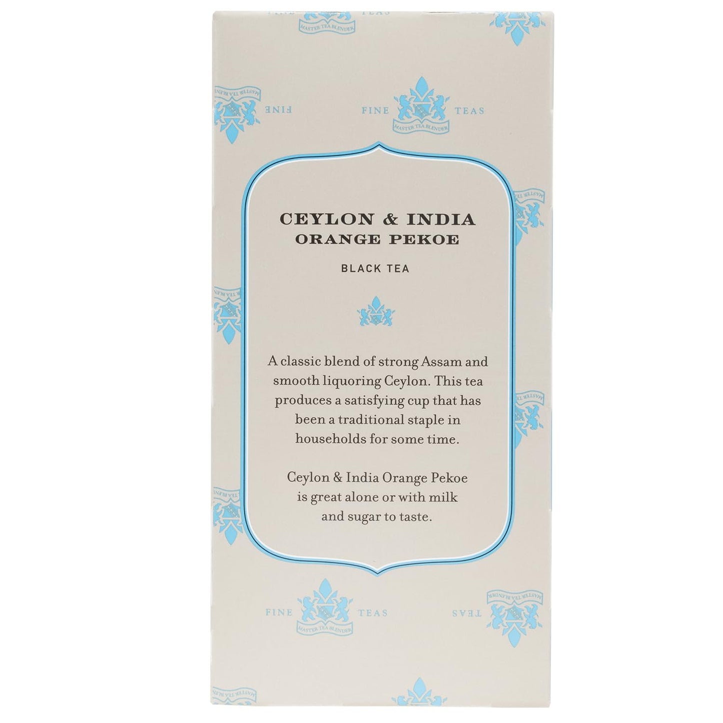 Harney &amp; Sons Orange Pekoe Black Tea Bags, 20 Count | Blend of Assam and Ceylon black teas. Certified Kosher. Contains caffeine.