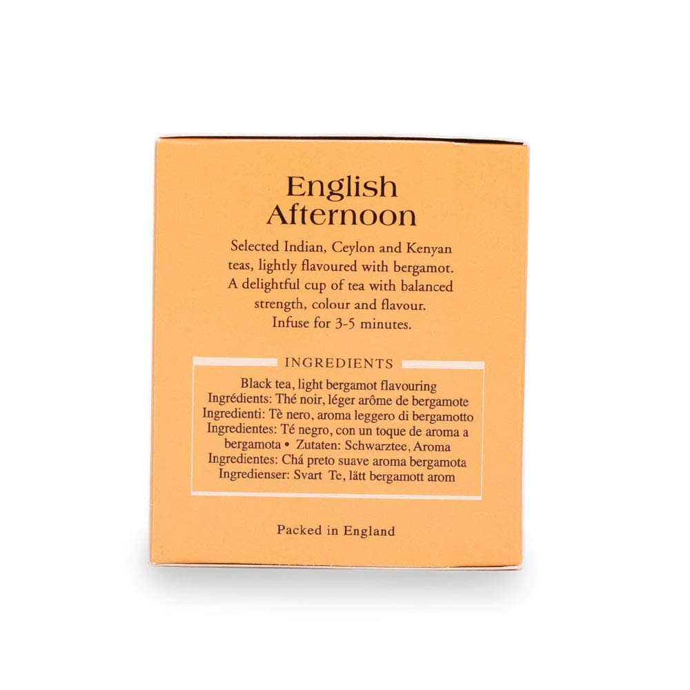 Ahmad Tea Black Tea, English Afternoon Teabags, 20 ct (Pack of 1) - Caffeinated and Sugar-Free