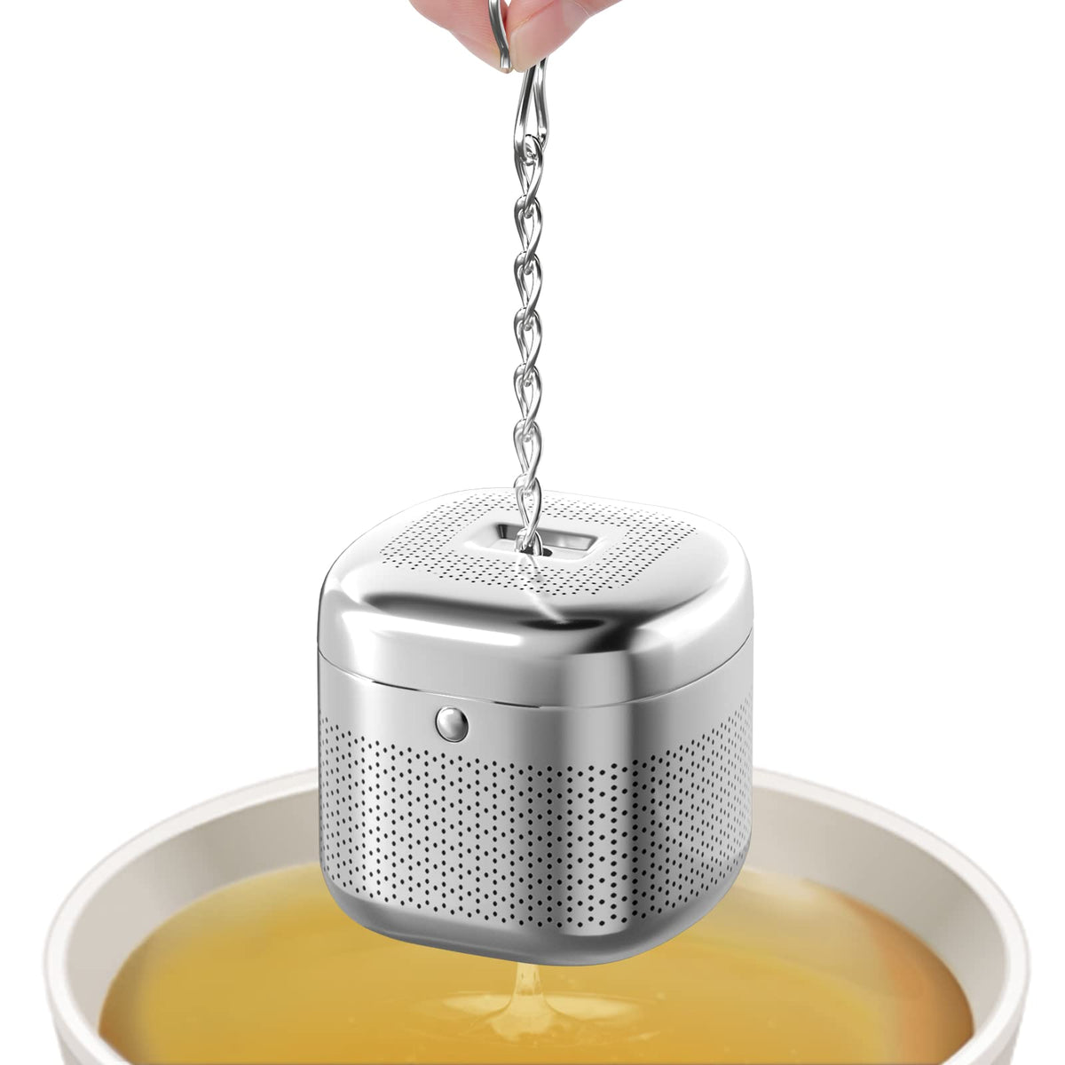 Reinmoson 2 Pack 304 Stainless Steel Tea Infuser for Loose Leaf Tea