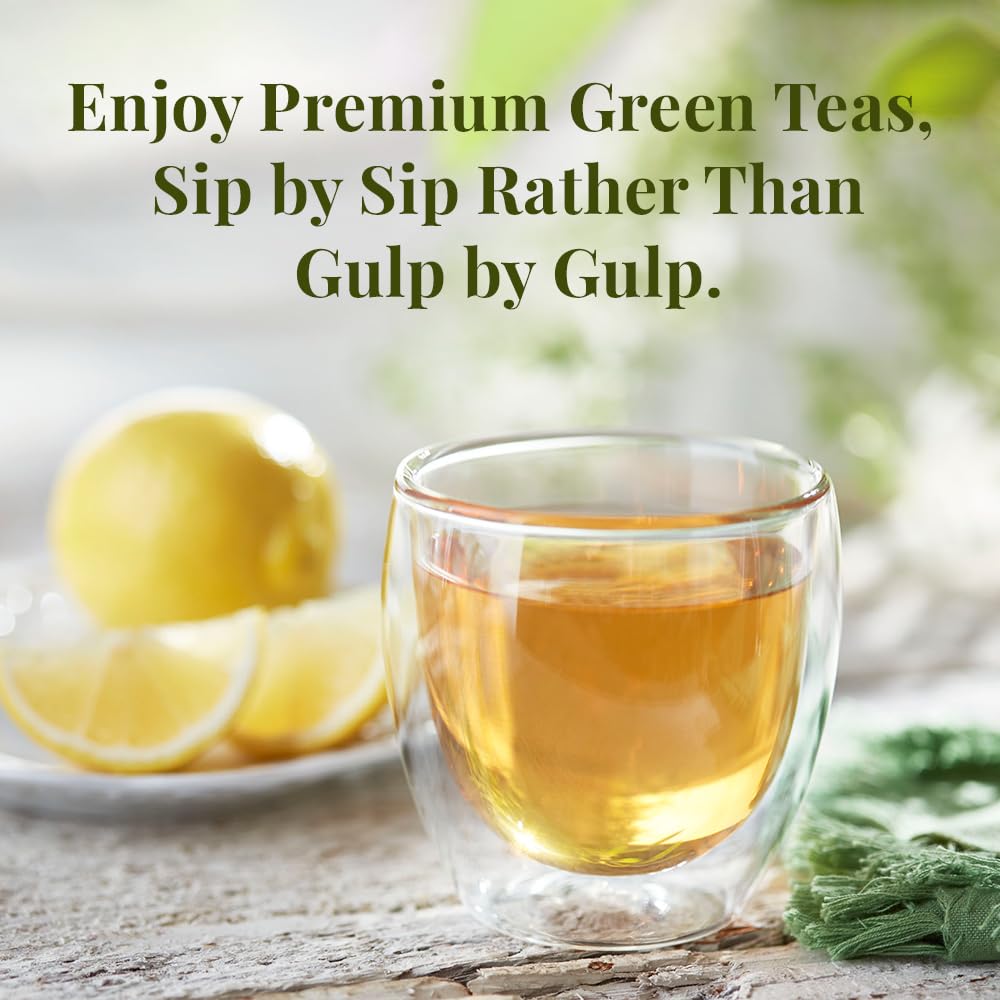 The Republic of Tea Organic Turmeric Ginger Green Tea, Low Caffeine, 50 Ct