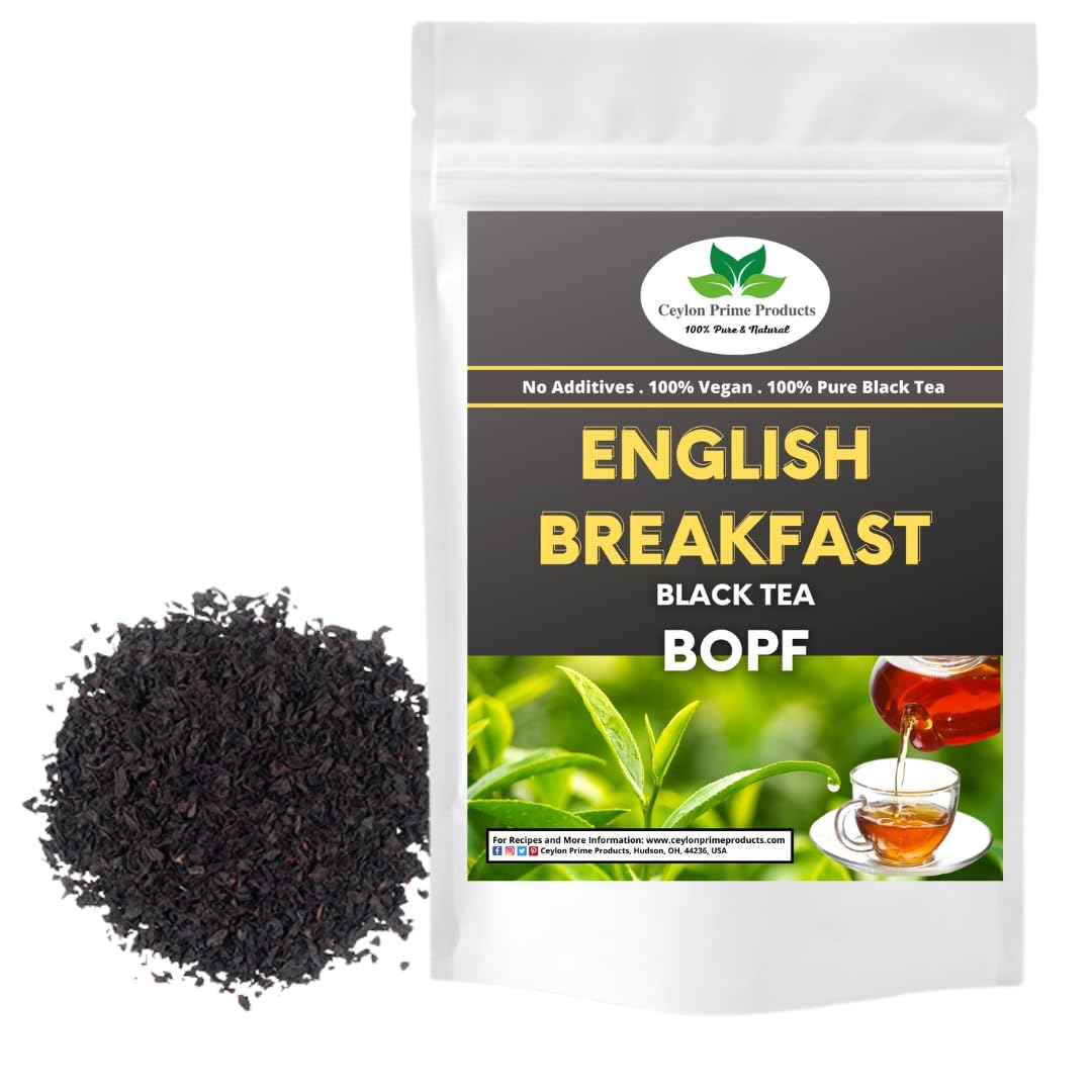 English Breakfast Tea | BOPF grade |100% Pure & Natural| Single Origin Premium Loose-Leaf Ceylon Black Tea, 14.1 oz