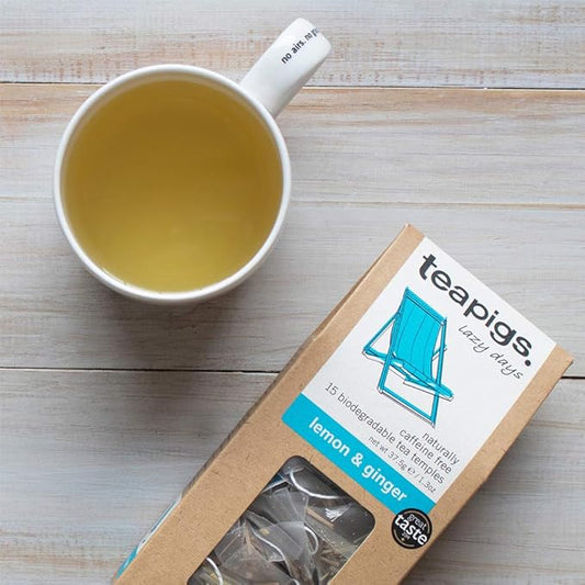 Teapigs Lemon & Ginger Herbal Loose Tea Made with Whole Leaves (1 Pack of 200g Loose Tea)
