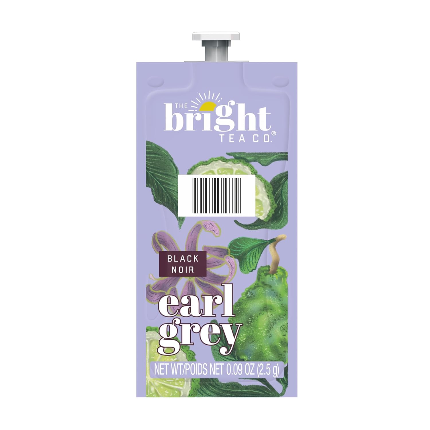 THE BRIGHT TEA CO., Earl Grey Tea Freshpacks for MARS DRINKS FLAVIA Brewer, 20 Packets
