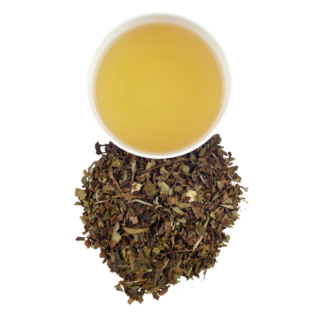 Harney & Sons White Christmas Tea | 16 ounce loose, White Tea with Almond, Vanilla and Cardamom