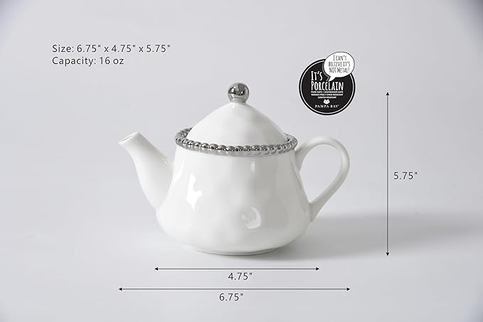Pampa Bay Salerno Tea Pot with Cover