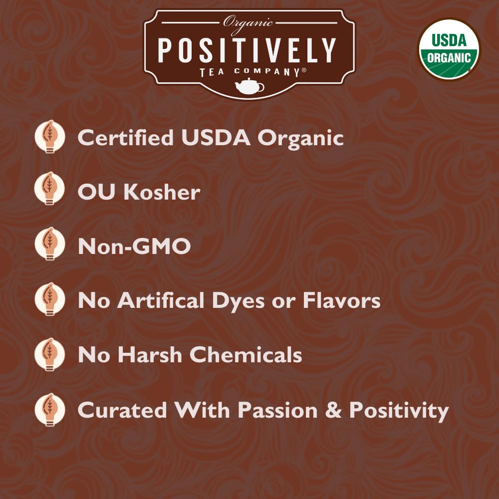 Organic Positively Tea Company, Pu-Erh Tea, Loose Leaf, 16 Ounce