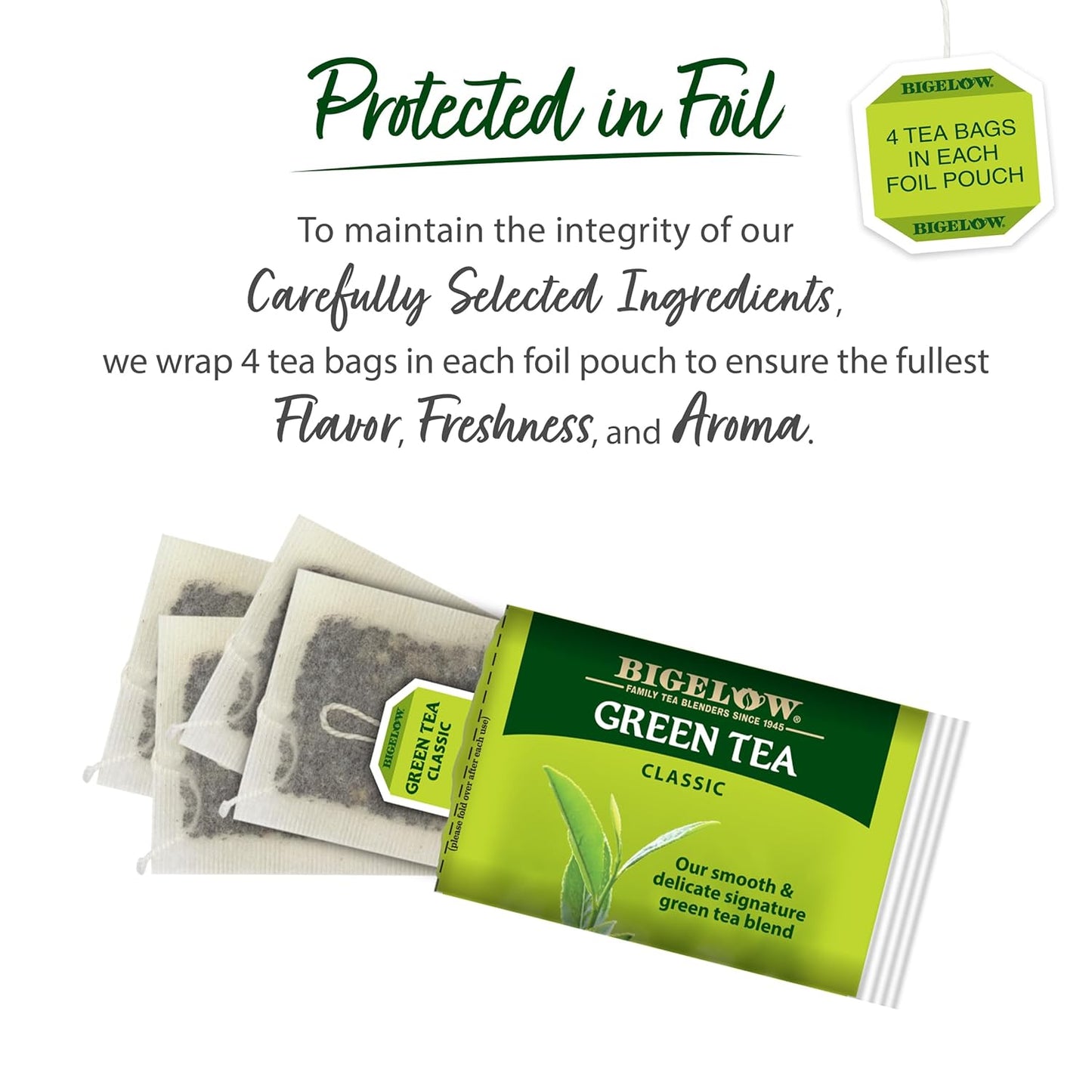 Bigelow Green Tea Bags, 40 ct