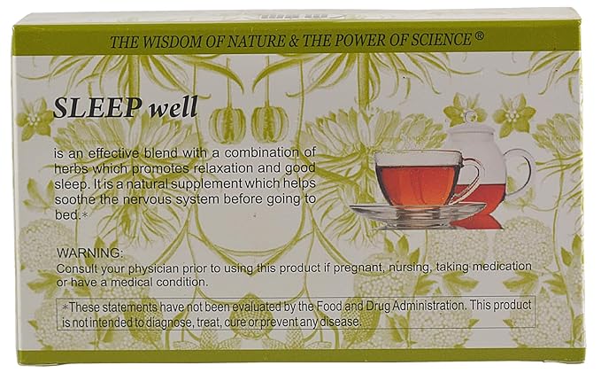 Salem Botanicals Herbal Tea, Sleep Well, 20 Count