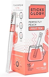 Sticksology Perfectly Peach Tea Sticks - Fruit Tea