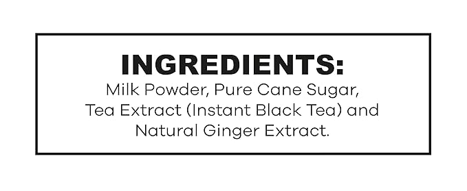 QuikTea Chai Tea Latte 4 Flavor Variety Pack, Cardamom/Masala/Ginger/Lemongrass, 34 Oz