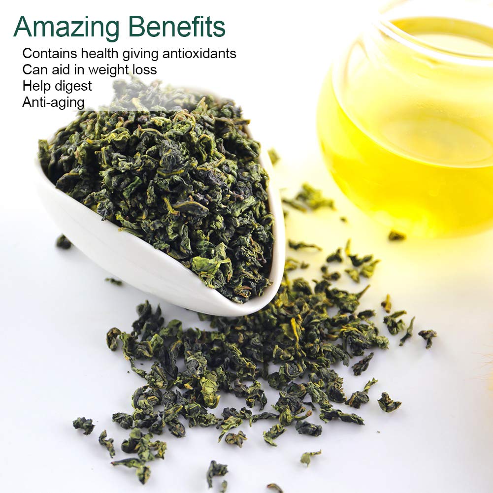 FullChea - Anxi Tieguanyin Tea - Best Oolong Tea Loose Leaf - Tie Guan Yin Tea - Iron Goddess of Mercy with Orchid Aroma - Deliciously Smooth Taste - 4oz / 113g