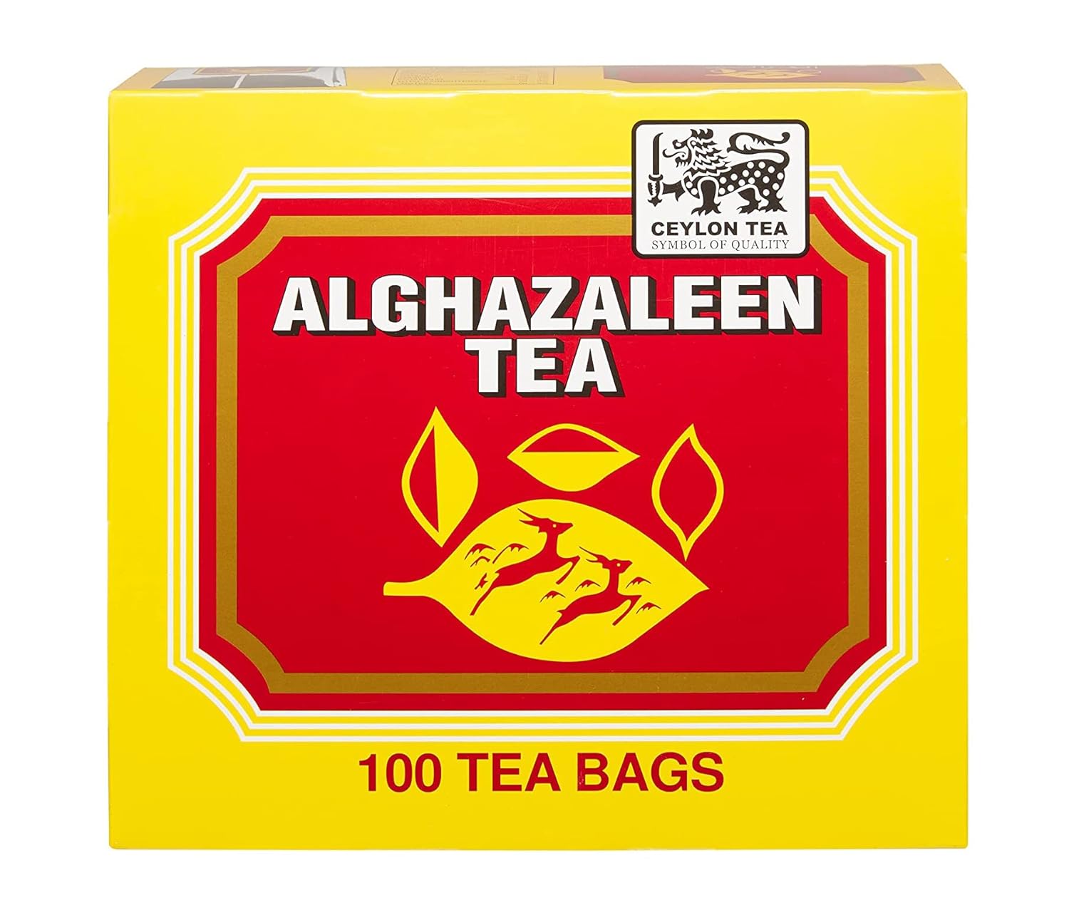 Alghazaleen Pure Ceylon Black Tea Bags 100 x 2g Tea Bags in Box