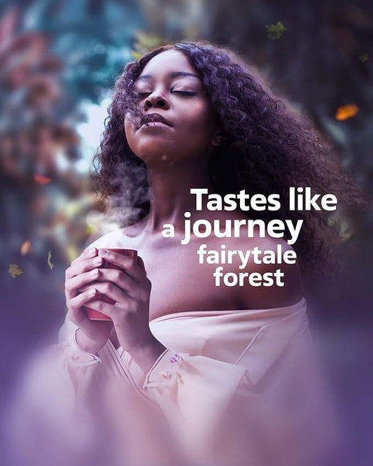 LOVARE Wild Berry Loose Leaf Tea 80 g - Made in Ukraine - Black Tea, Cherry, Roses, Hawthorn Berries, Elderberry, Black Currant Berries, Strawberry - Gift Box with 15 Paper Filters