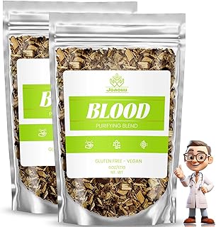 2Bag Blood Purifying Blend Tea, All Natural Ingredients for Men Women