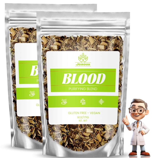 2Bag Blood Purifying Blend Tea, All Natural Ingredients for Men Women