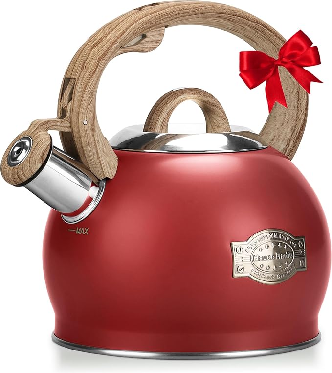 Tea Kettle for Stovetop, 2.1 Quart Loud Whistle Stovetop Teapots,Food Grade Stainless Steel Tea kett