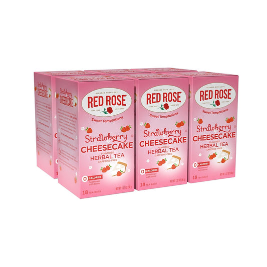 Red Rose Sweet Temptations Strawberry Cheesecake Herbal Tea